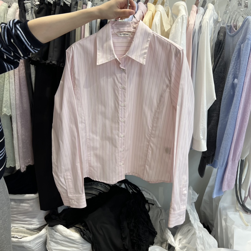 RIVEROOM韓國直郵女士新品真品職業熱賣推薦26春夏襯衫蕾絲衫RIVEROOM襯衫/蕾絲衫圖色3