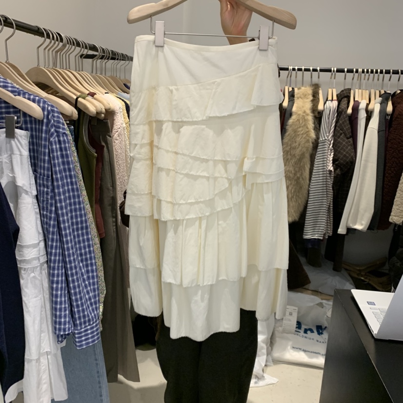 PLATE韓國直郵女士新品熱賣26春夏休閑真品職業半身裙中短裙PLATE半身裙/中短裙圖色1