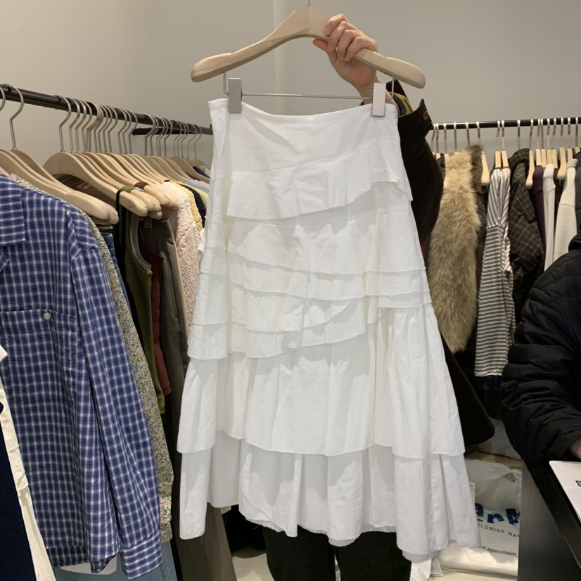 PLATE韓國直郵女士新品熱賣26春夏休閑真品職業半身裙中短裙PLATE半身裙/中短裙圖色2