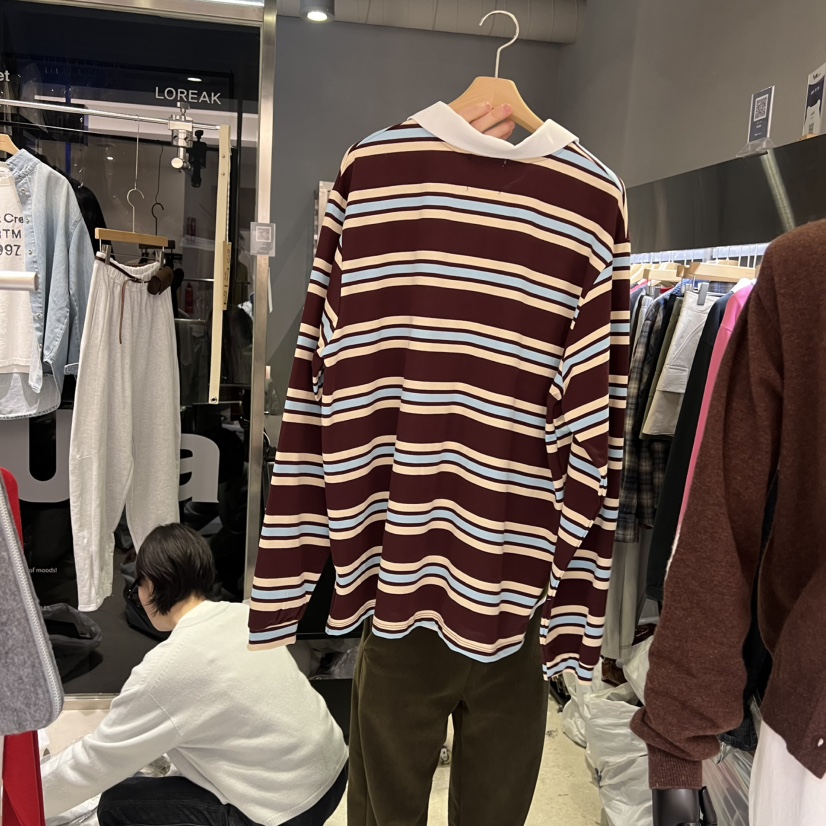 BANY ANCO東大門實拍女士新款26春夏人氣休閑時尚長袖T恤BANY ANCO長袖T恤