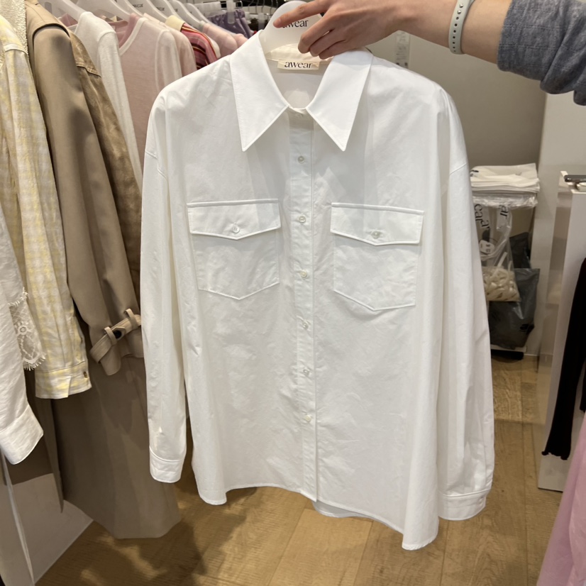 RUMIRU/AWEAR東大門代購女士新款熱賣26春夏推薦襯衫蕾絲衫awear/RUMIRU襯衫/蕾絲衫圖色2