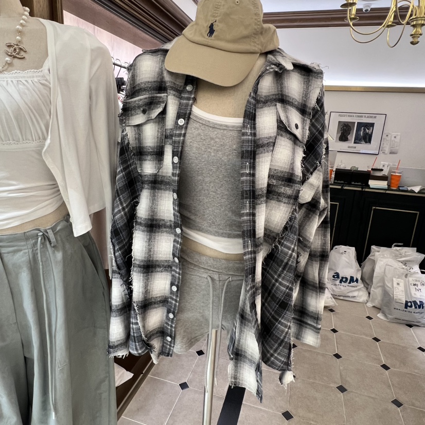 VIRKIN東大門直郵女士新品推薦時尚熱賣襯衫蕾絲衫不含內搭VIRKIN襯衫/蕾絲衫圖色1