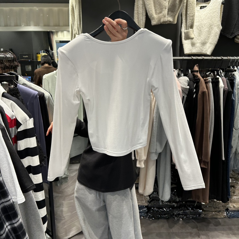 STAR-L韓國代購女裝新款人氣26春夏時尚職業長袖T恤春款STAR-L長袖T恤