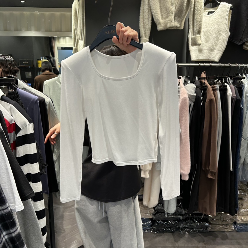 STAR-L韓國代購女裝新款人氣26春夏時尚職業長袖T恤春款STAR-L長袖T恤圖色2