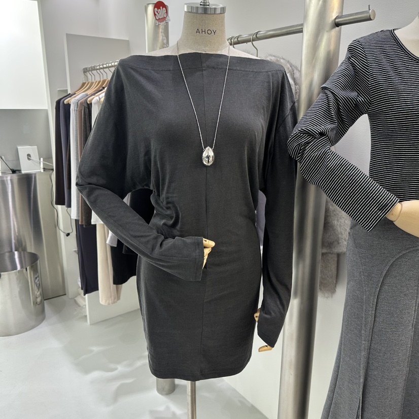 AHOY韓國代購女士新款時尚休閑職業推薦連衣裙不含配飾春款AHOY連衣裙圖色1