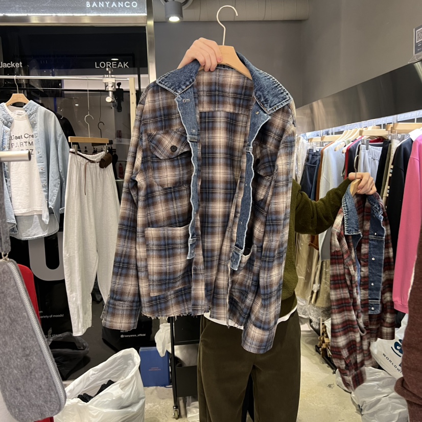 BANY ANCO東大門代購女裝新款熱賣26春夏休閑襯衫蕾絲衫BANY ANCO襯衫/蕾絲衫圖色1