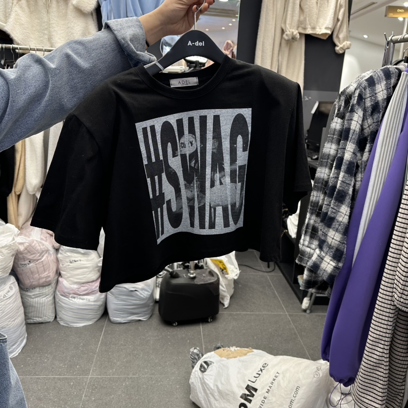 A-DEL東大門實拍女裝新款26春夏時尚熱賣真品人氣T恤春款A-DELT恤圖色4