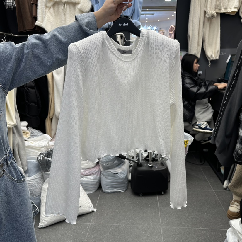 A-DEL東大門直郵女裝新品熱賣時尚職業26春夏長袖T恤春款A-DEL長袖T恤圖色1