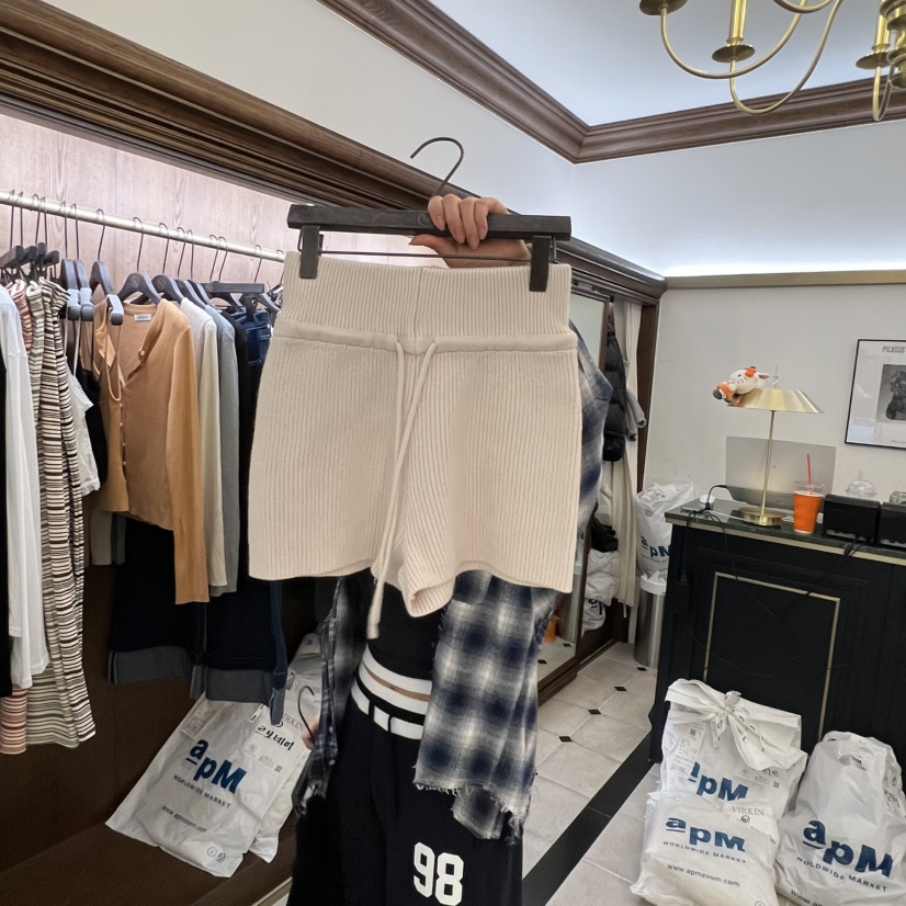 VIRKIN韓國直郵女裝新款人氣職業真品時尚休閑26春夏短褲VIRKIN短褲圖色2