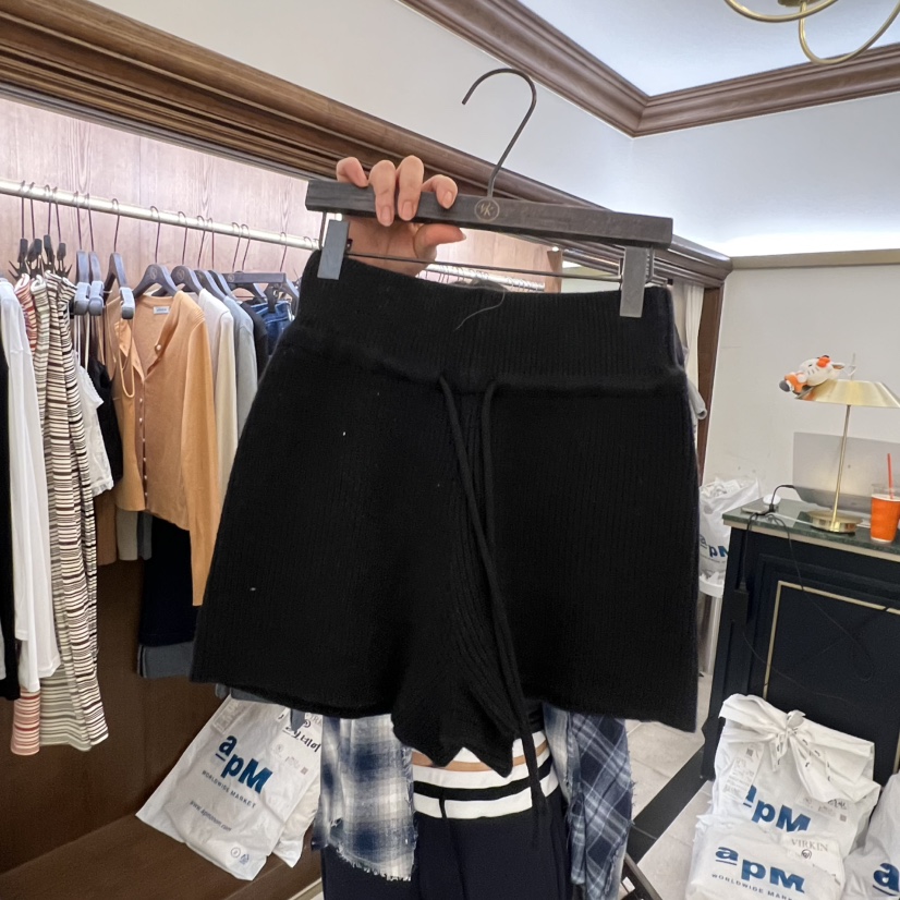 VIRKIN韓國直郵女裝新款人氣職業真品時尚休閑26春夏短褲VIRKIN短褲圖色3