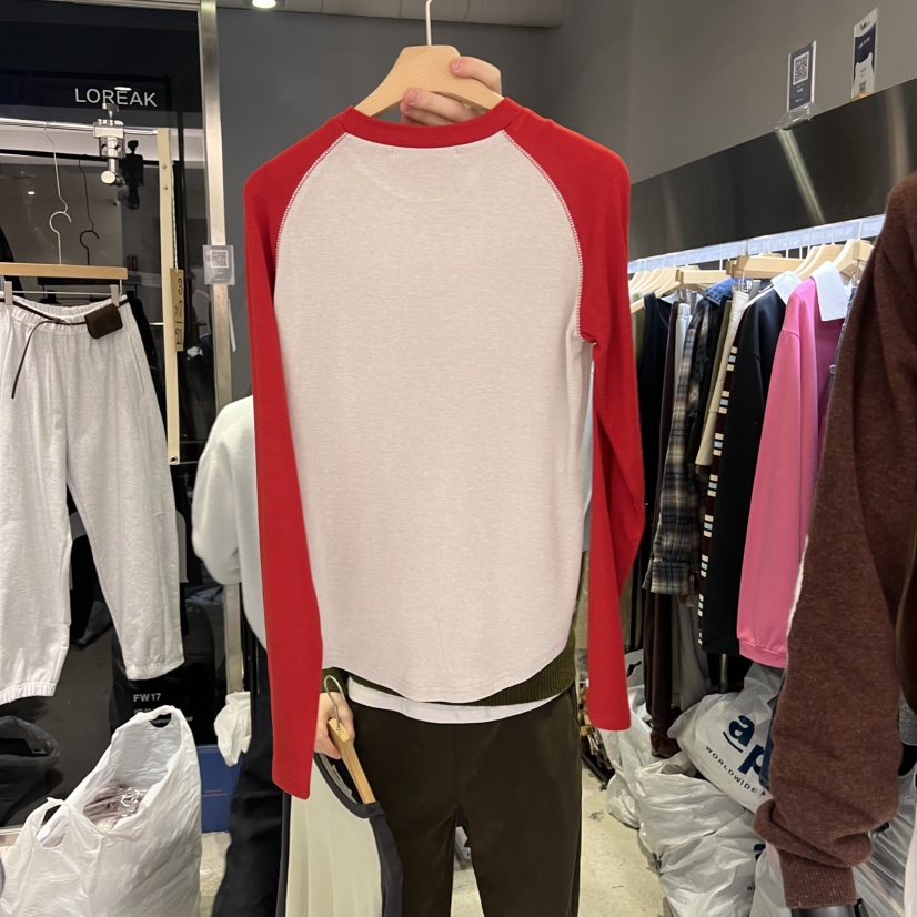 BANY ANCO韓國代購女裝新品人氣時尚推薦真品長袖T恤天絲BANY ANCO長袖T恤