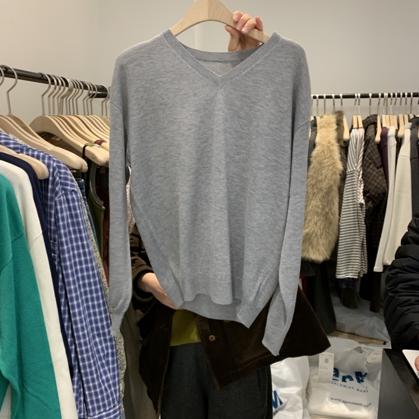 PLATE東大門代購女裝新款26春夏人氣真品時尚推薦針織衫V領PLATE針織衫圖色3