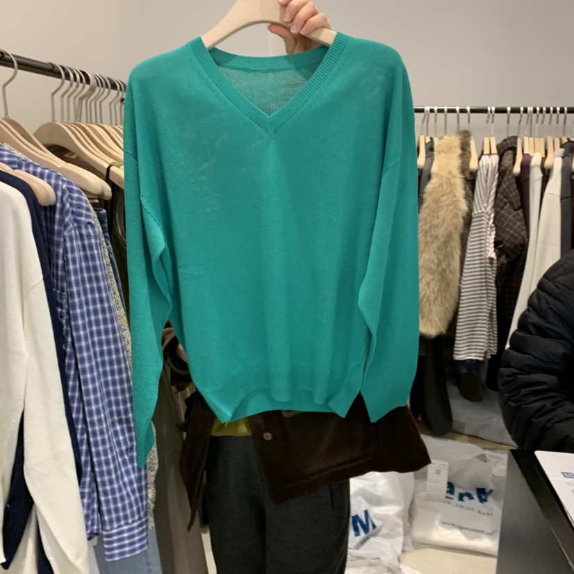 PLATE東大門代購女裝新款26春夏人氣真品時尚推薦針織衫V領PLATE針織衫圖色4