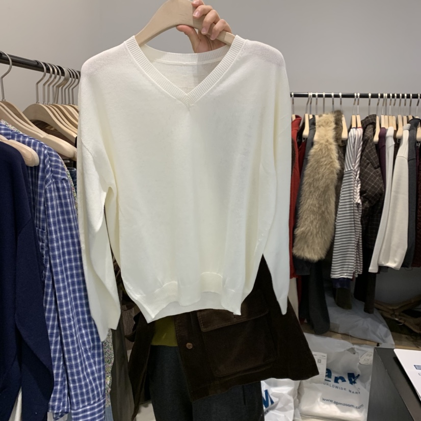 PLATE東大門代購女裝新款26春夏人氣真品時尚推薦針織衫V領PLATE針織衫圖色5