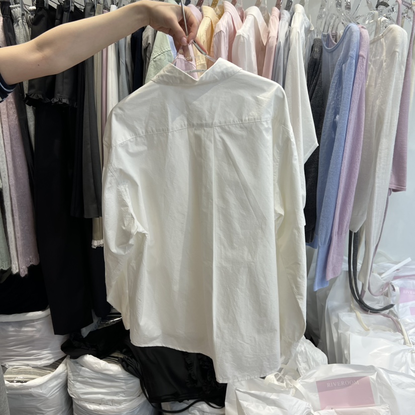 RIVEROOM韓國代購女裝新品休閑推薦熱賣時尚26春夏襯衫蕾絲衫RIVEROOM襯衫/蕾絲衫