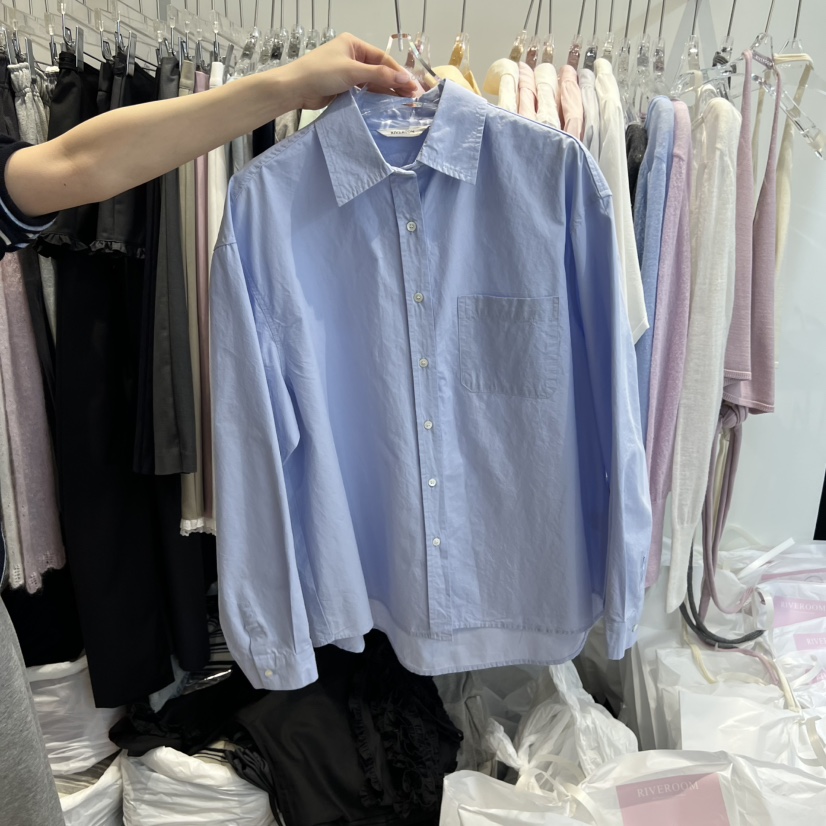 RIVEROOM韓國代購女裝新品休閑推薦熱賣時尚26春夏襯衫蕾絲衫RIVEROOM襯衫/蕾絲衫圖色4