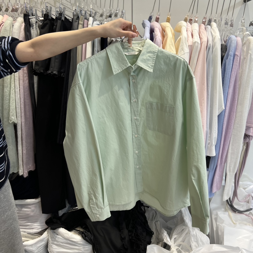 RIVEROOM韓國代購女裝新品休閑推薦熱賣時尚26春夏襯衫蕾絲衫RIVEROOM襯衫/蕾絲衫圖色5