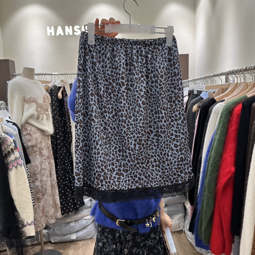 HANSUNGHYUN韓國直郵女裝新品推薦人氣半身裙中短裙春款蕾絲HANSUNGHYUN半身裙/中短裙