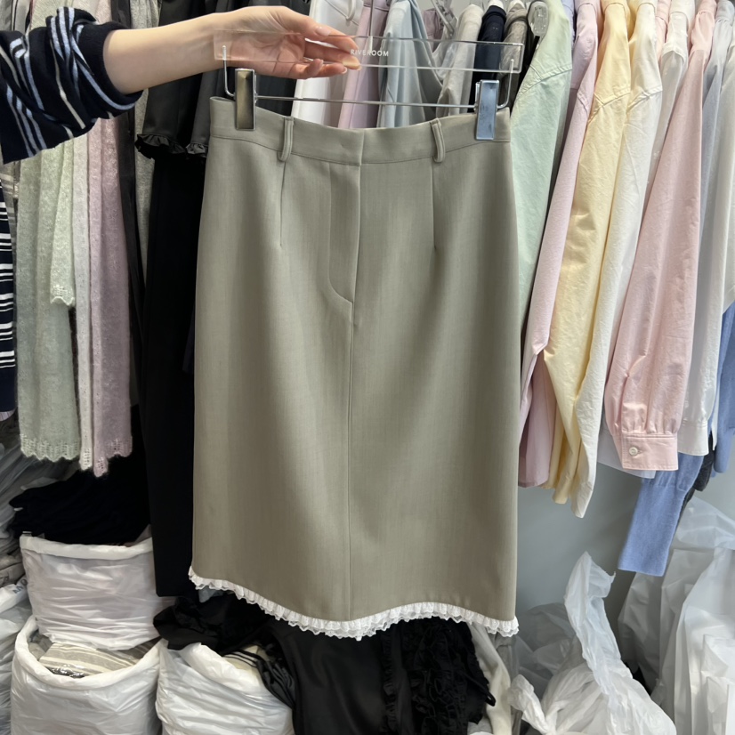 RIVEROOM東大門代購女裝新品職業推薦熱賣時尚半身裙中短裙RIVEROOM半身裙/中短裙圖色4