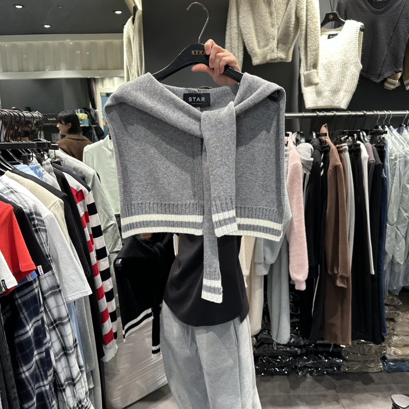 STAR-L東大門代購女裝新款人氣時尚26春夏圍巾披肩披肩春款STAR-L圍巾/披肩圖色3