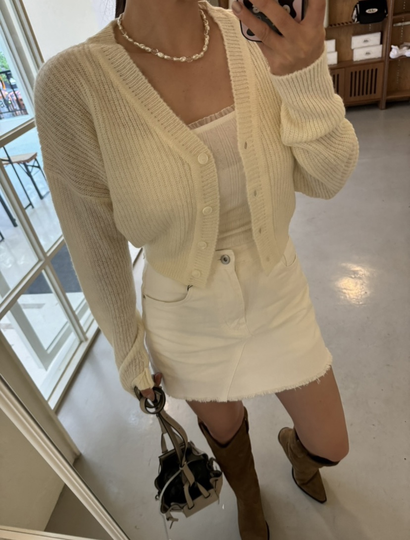 RIAH韓國直郵女裝新品時尚26春夏休閑推薦人氣職業針織衫RIAH針織衫