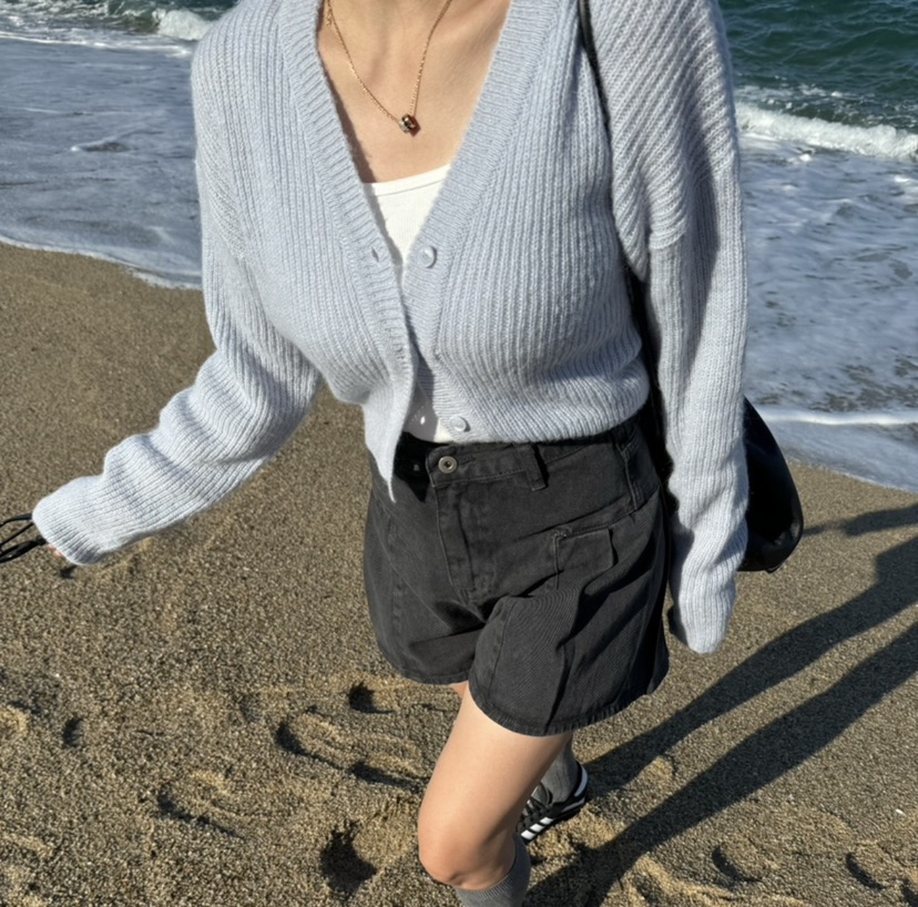 RIAH韓國直郵女裝新品時尚26春夏休閑推薦人氣職業針織衫RIAH針織衫