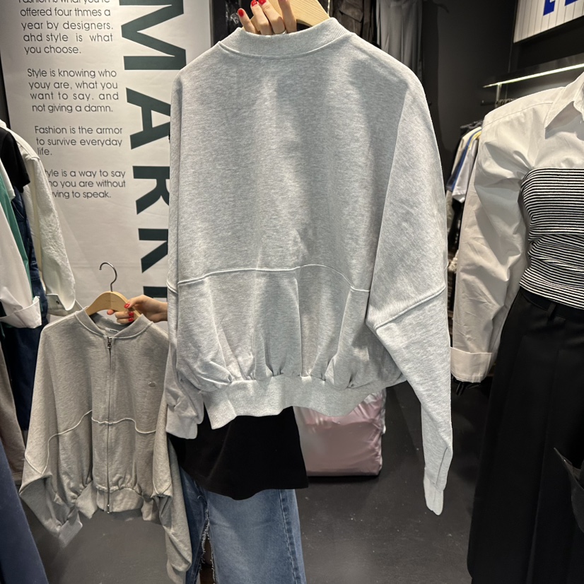 EL BOSQUE東大門代購女士新品休閑熱賣26春夏衛衣拉鏈春款EL BOSQUE衛衣