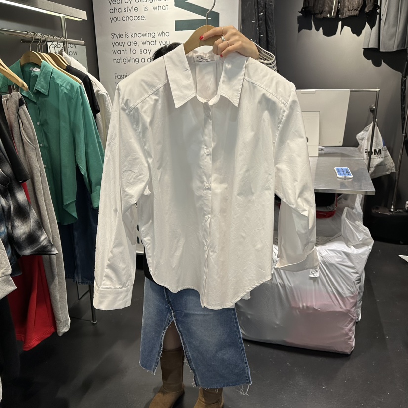 EL BOSQUE東大門直郵女裝新款時尚人氣真品襯衫蕾絲衫春款EL BOSQUE襯衫/蕾絲衫圖色1