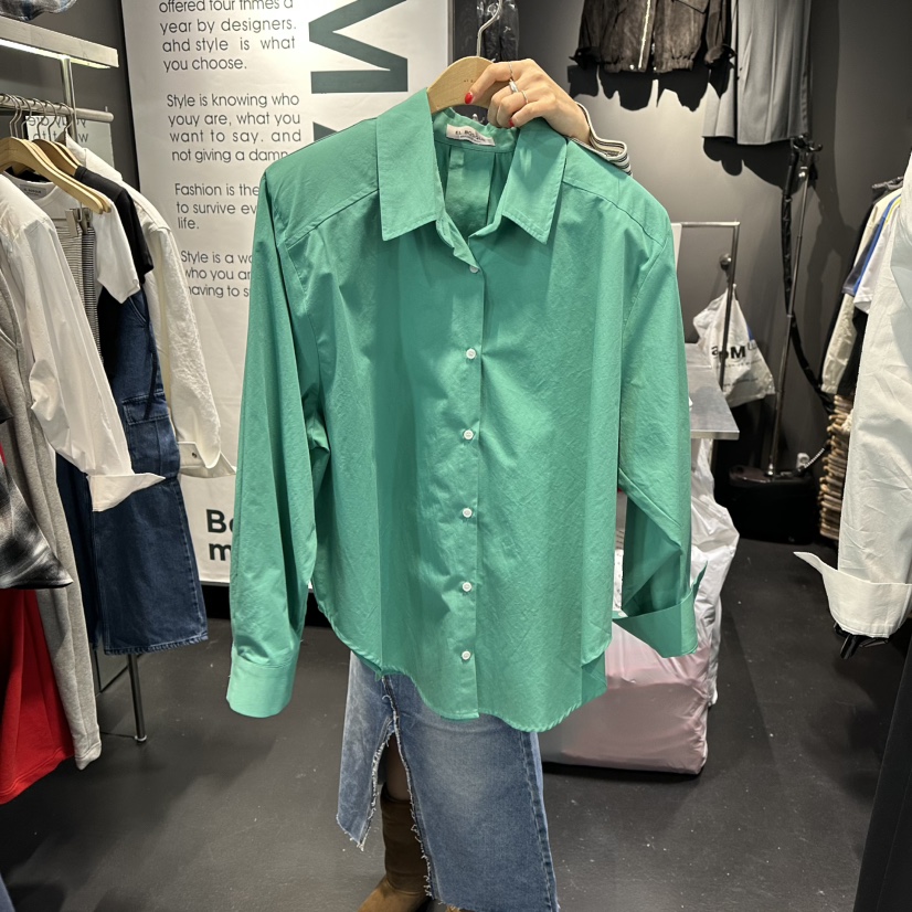 EL BOSQUE東大門直郵女裝新款時尚人氣真品襯衫蕾絲衫春款EL BOSQUE襯衫/蕾絲衫圖色2