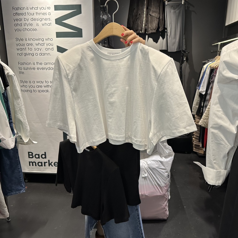 EL BOSQUE東大門實拍女士新款職業休閑時尚推薦熱賣T恤春款EL BOSQUET恤圖色1