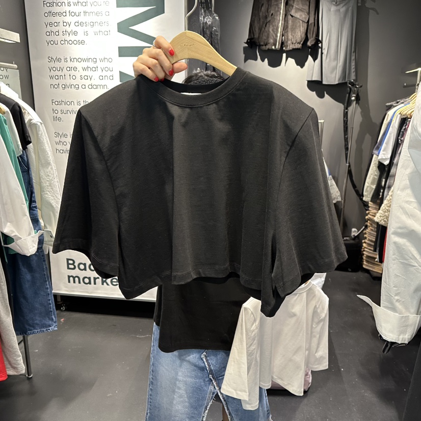 EL BOSQUE東大門實拍女士新款職業休閑時尚推薦熱賣T恤春款EL BOSQUET恤圖色3