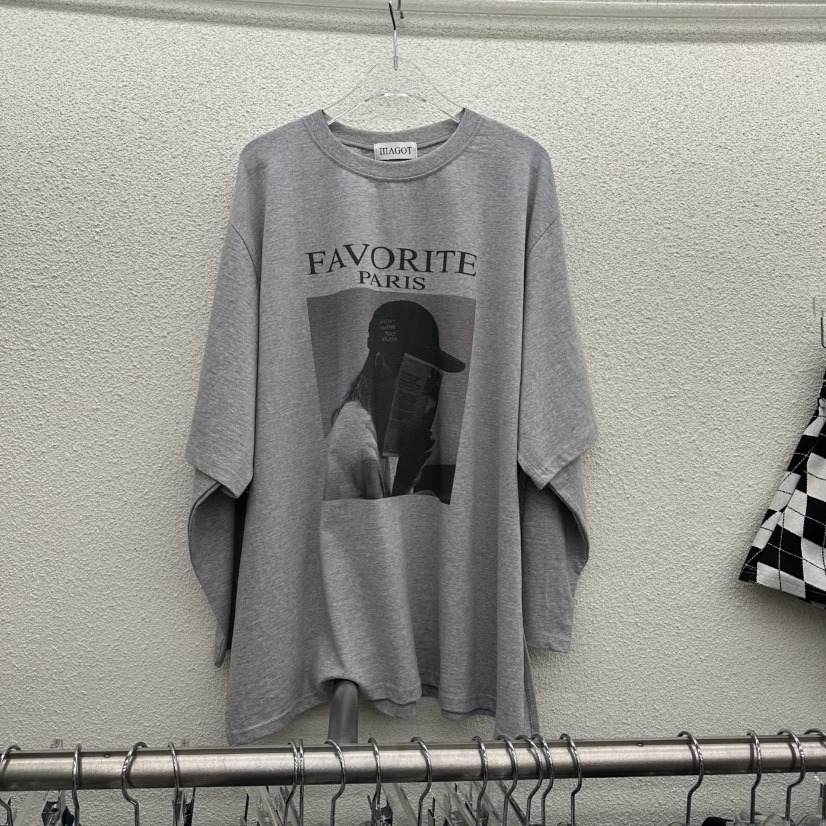 MAGOT東大門代購女士新品熱賣職業真品推薦26春夏長袖T恤春款IIIΛGOT/MAGOT長袖T恤圖色2