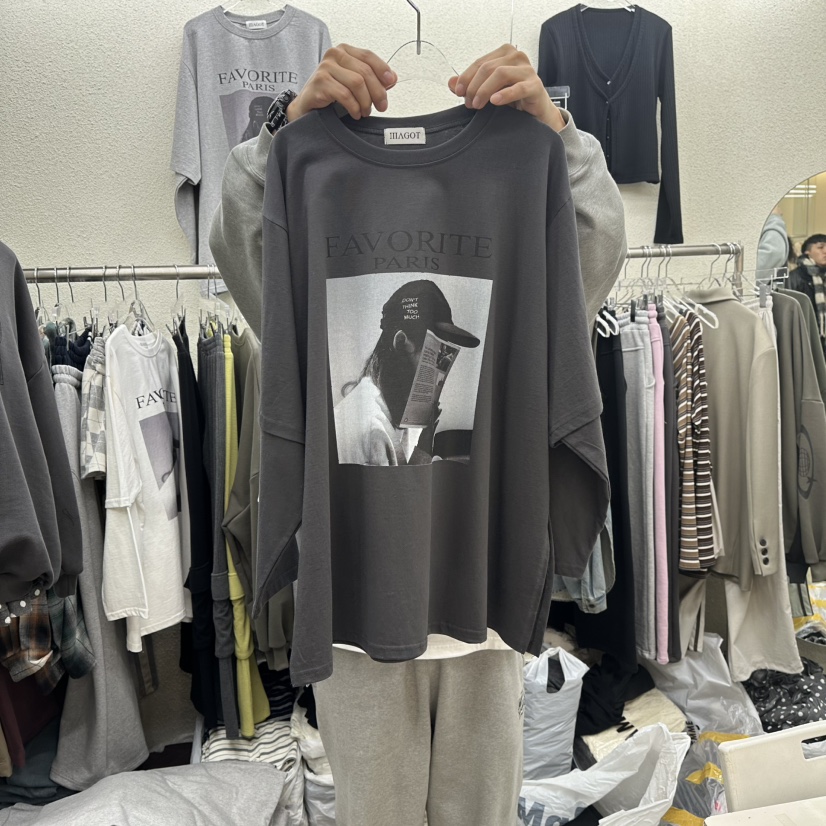 MAGOT東大門代購女士新品熱賣職業真品推薦26春夏長袖T恤春款IIIΛGOT/MAGOT長袖T恤圖色3