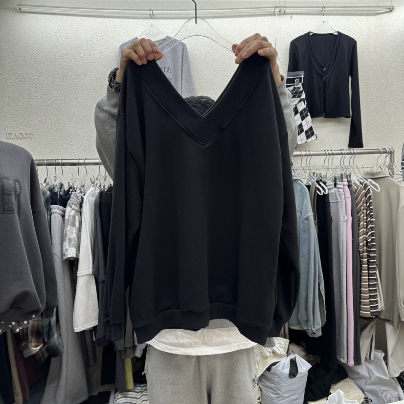 MAGOT東大門直郵女裝新品26春夏職業真品人氣休閑衛衣春款IIIΛGOT/MAGOT衛衣圖色3黑色