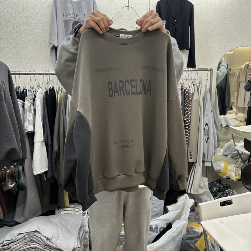 MAGOT韓國直郵女士新品職業人氣時尚休閑熱賣真品衛衣春款IIIΛGOT/MAGOT衛衣圖色2