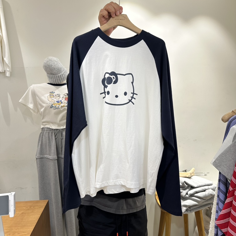 ASSEMBLY東大門實拍女士新品人氣職業休閑熱賣長袖T恤春款ASSEMBLY長袖T恤圖色1