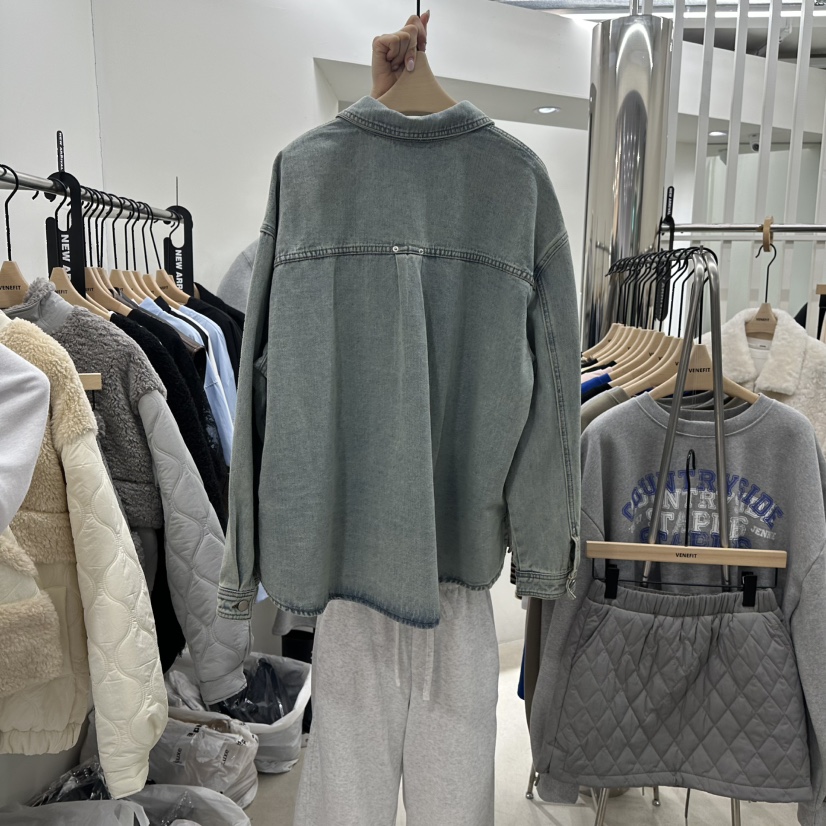 VENEFIT韓國直郵女裝新款休閑熱賣職業真品襯衫蕾絲衫春款VENEFIT/JENNIE襯衫/蕾絲衫