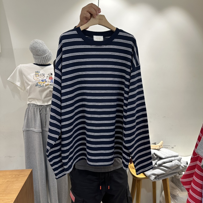 ASSEMBLY韓國代購女裝新品推薦職業26春夏休閑長袖T恤春款ASSEMBLY長袖T恤圖色3