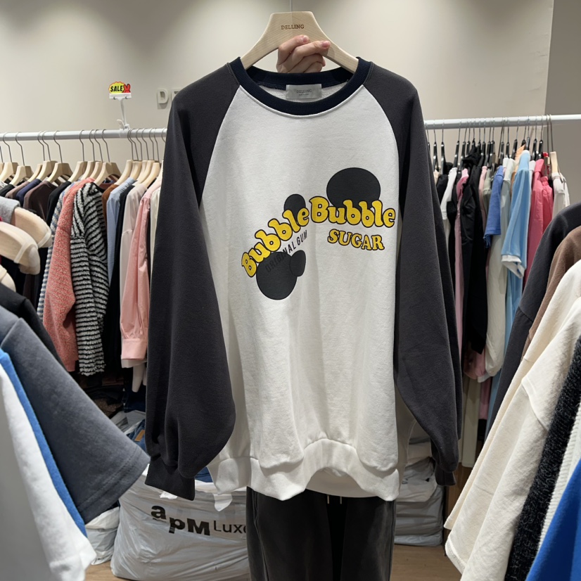 DELLING東大門實拍女裝新款26春夏職業真品熱賣人氣衛衣春款DELLING衛衣圖色3