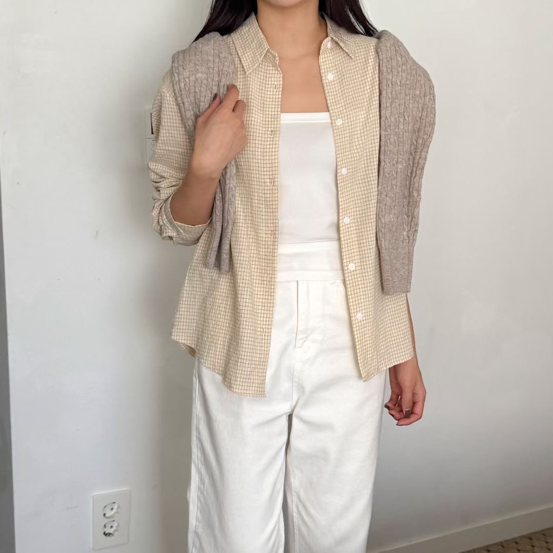 VERY GOOD東大門實拍女裝新款時尚休閑襯衫蕾絲衫不含披肩VERY GOOD襯衫/蕾絲衫圖色2