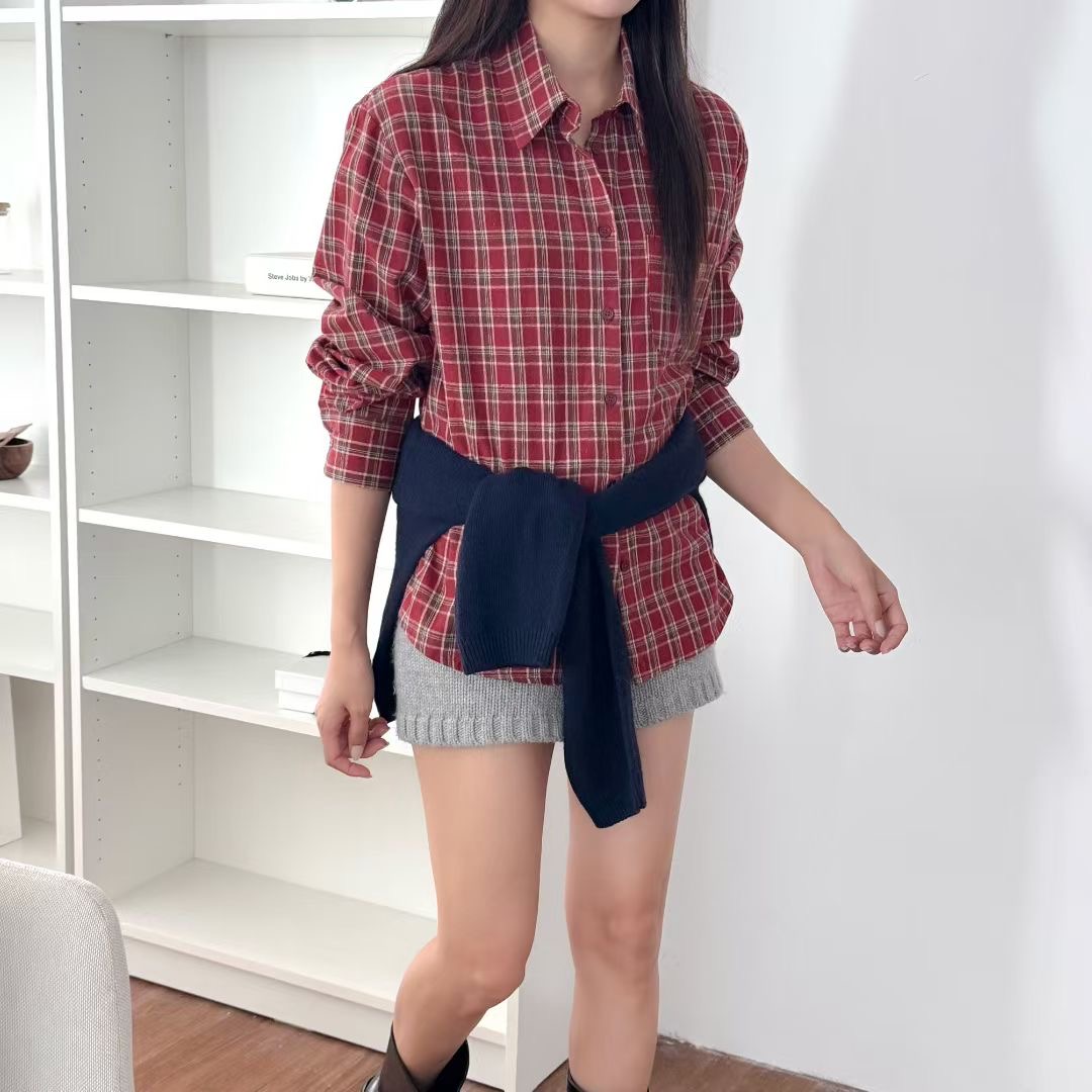 VERY GOOD東大門代購女裝新款人氣26春夏熱賣襯衫蕾絲衫VERY GOOD襯衫/蕾絲衫圖色1