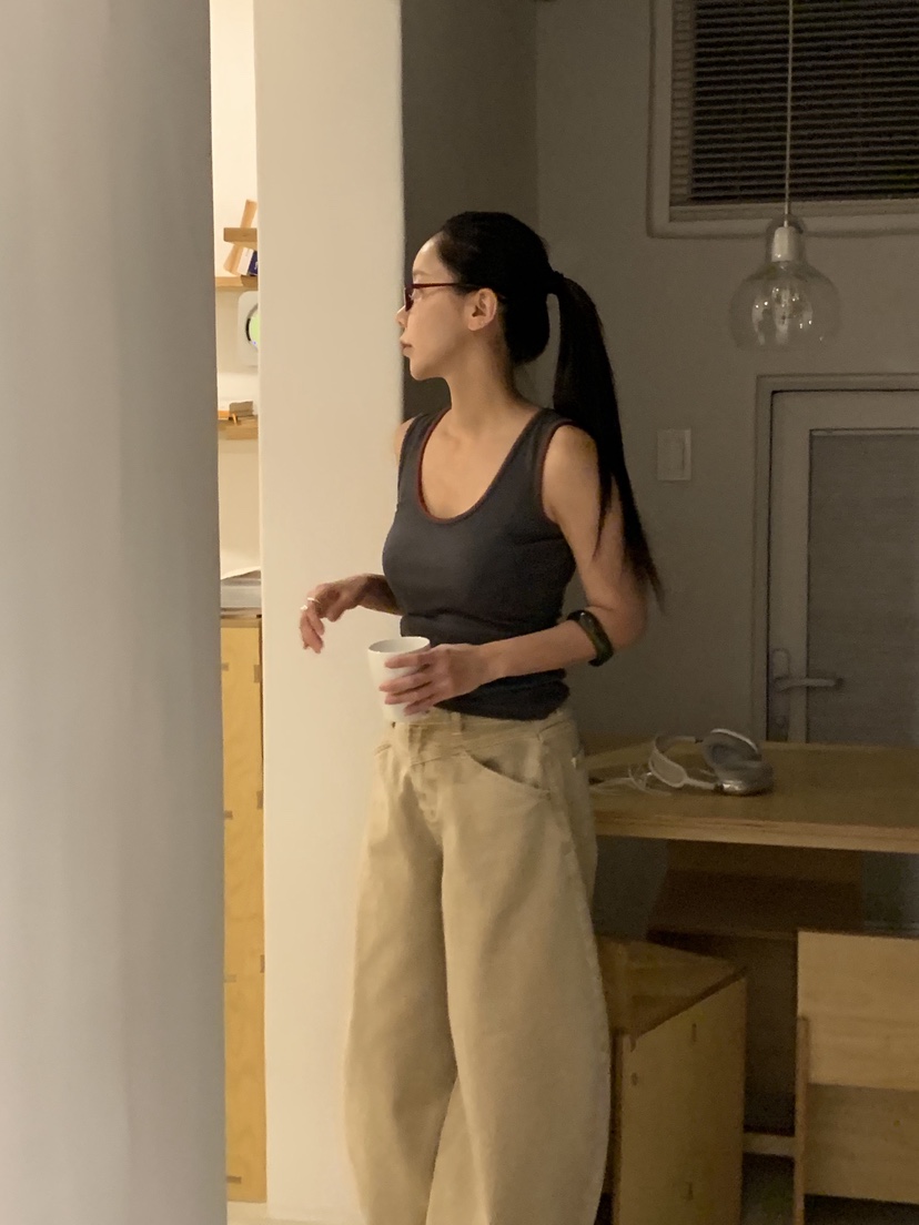 SUNDER MARKET韓國直郵女士新款26春夏時尚職業吊帶背心SUNDER MARKET吊帶/背心