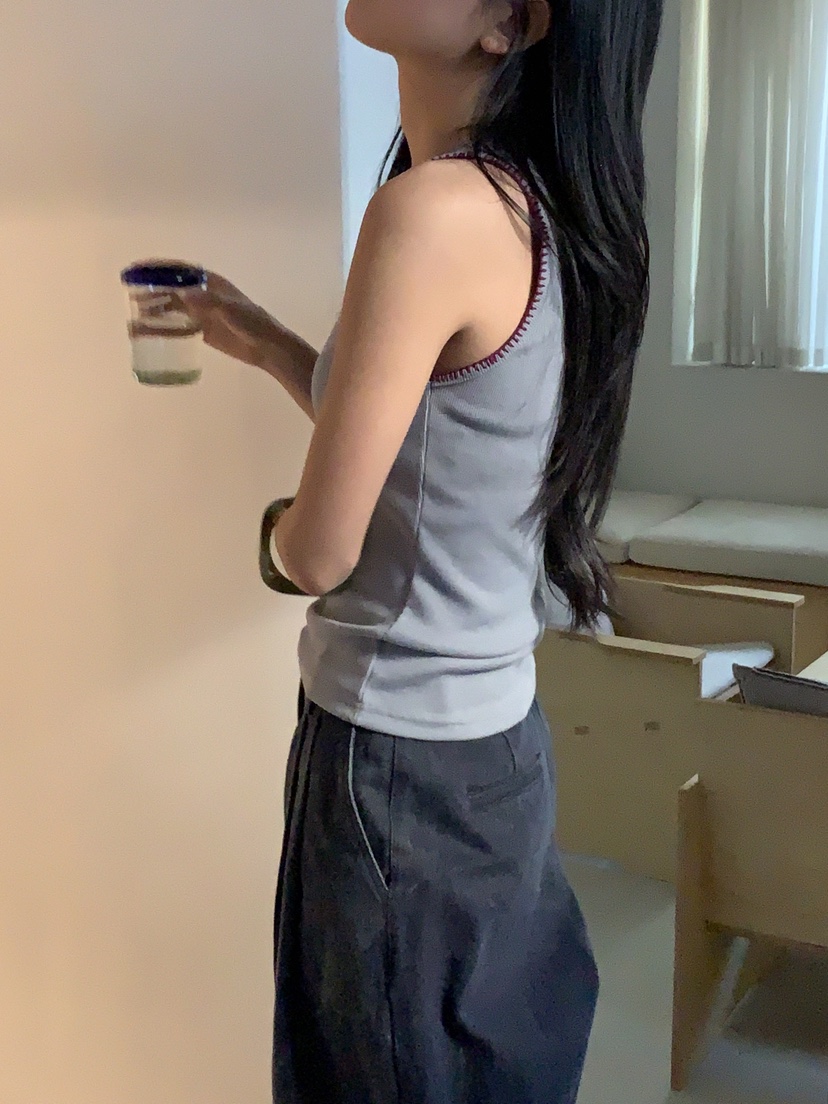 SUNDER MARKET韓國直郵女士新款26春夏時尚職業吊帶背心SUNDER MARKET吊帶/背心