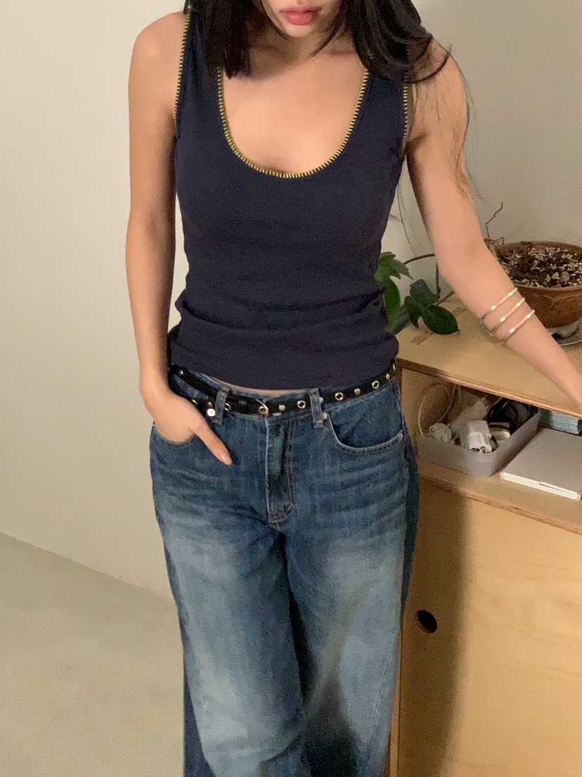 SUNDER MARKET韓國直郵女士新款26春夏時尚職業吊帶背心SUNDER MARKET吊帶/背心