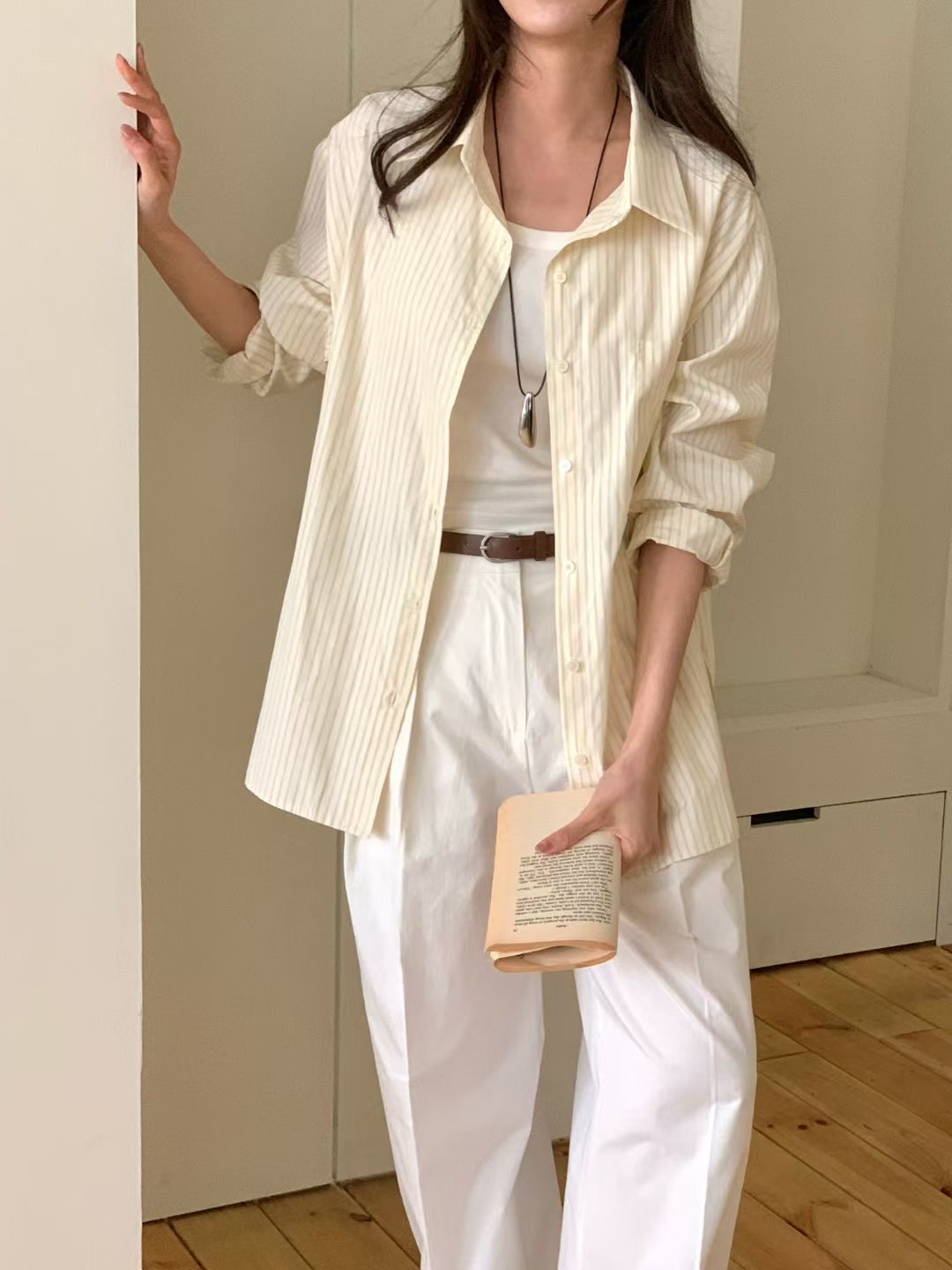 THE ZOA東大門實拍女士新款26春夏時尚職業真品襯衫蕾絲衫THE ZOA襯衫/蕾絲衫圖色1