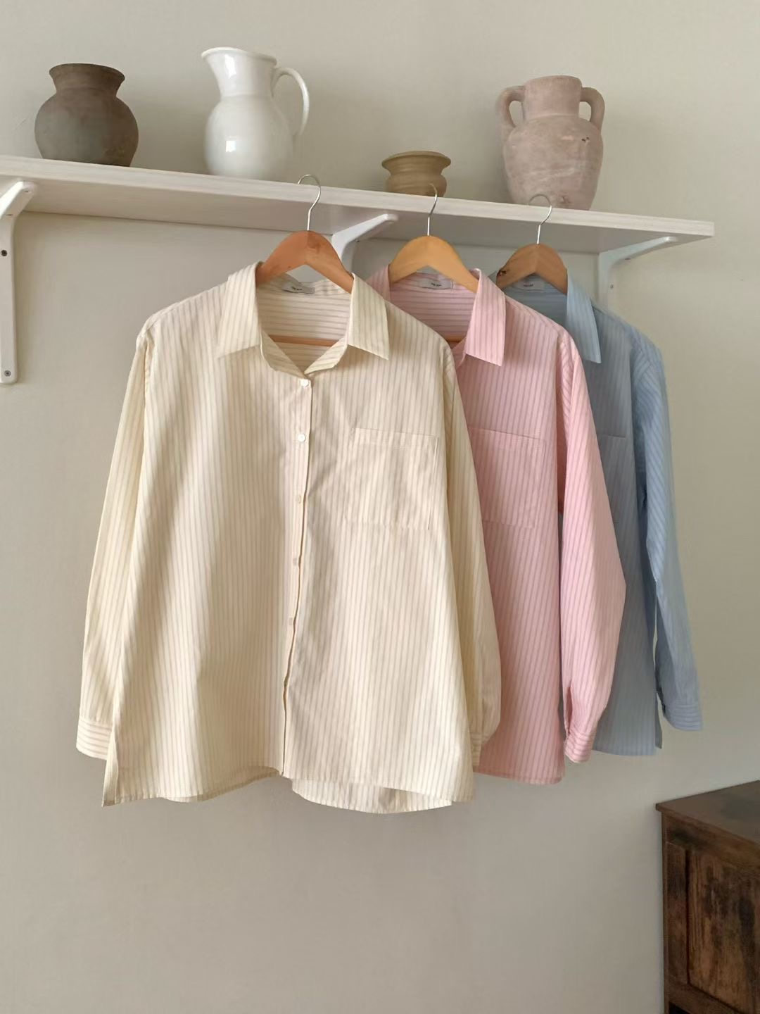 THE ZOA東大門實拍女士新款26春夏時尚職業真品襯衫蕾絲衫THE ZOA襯衫/蕾絲衫圖色3左三色