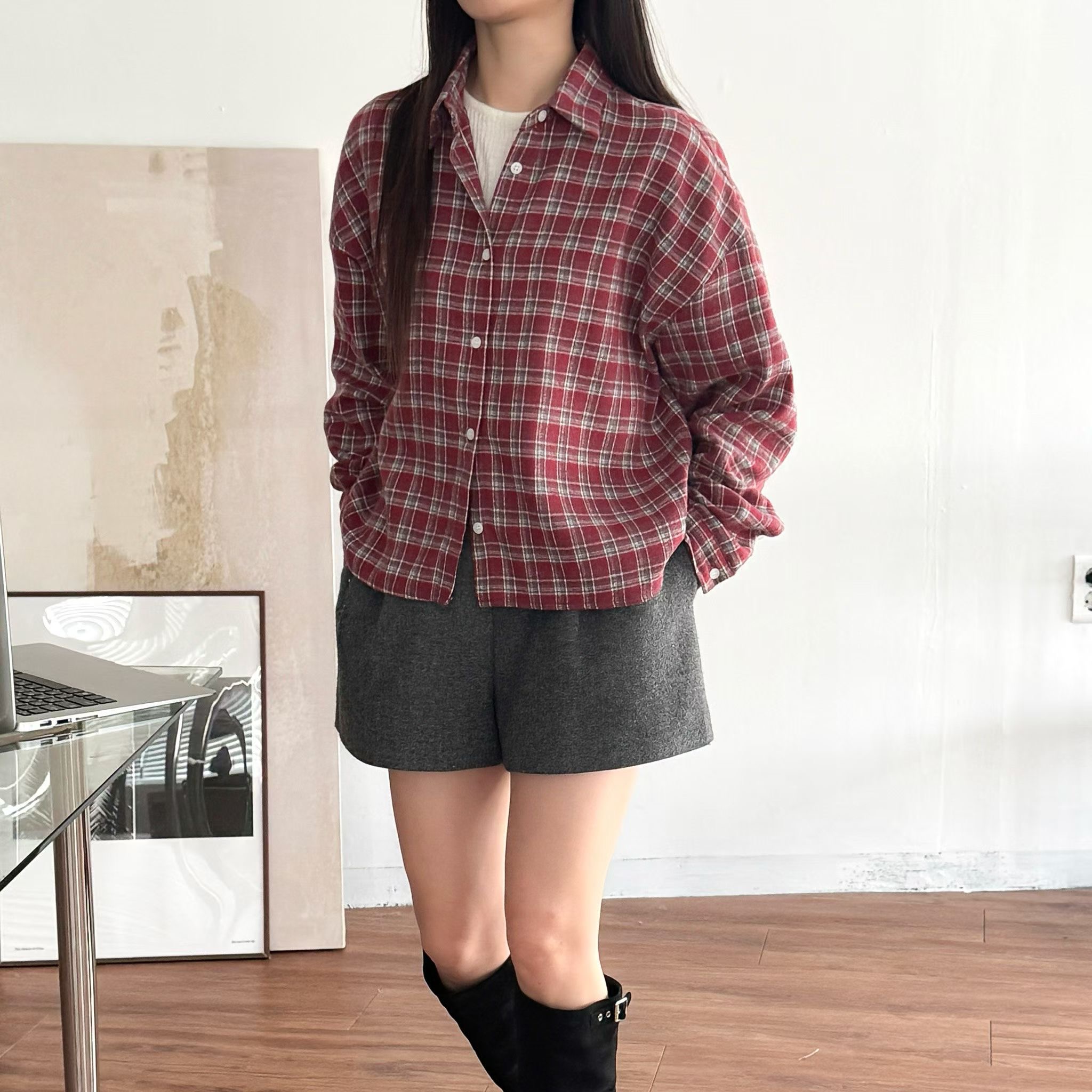 VERY GOOD韓國代購女裝新款推薦熱賣26春夏時尚襯衫蕾絲衫VERY GOOD襯衫/蕾絲衫圖色2