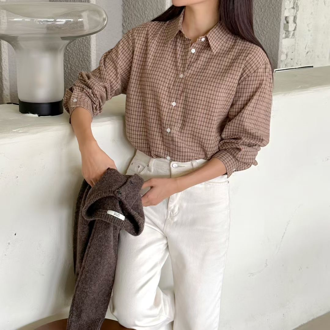 VERY GOOD東大門直郵女士新款時尚人氣襯衫蕾絲衫不含披肩VERY GOOD襯衫/蕾絲衫圖色1