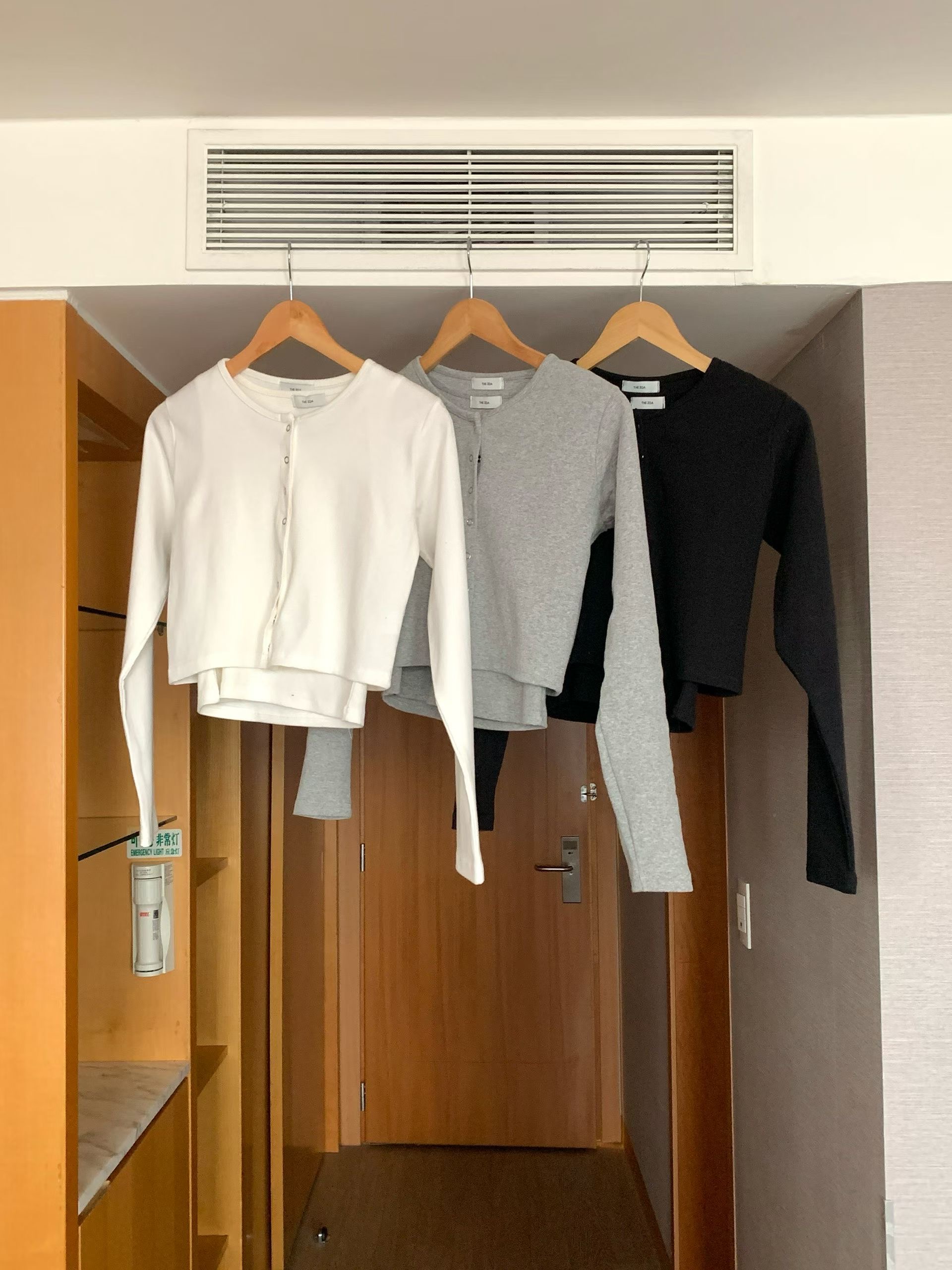 THE ZOA東大門實拍女裝新品時尚真品26春夏長袖T恤兩件套套裝THE ZOA長袖T恤