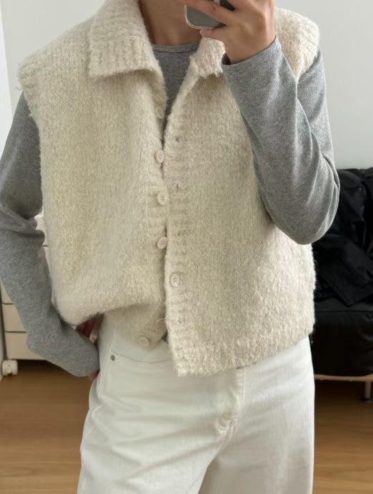 THE ZOA韓國直郵女士新款人氣真品職業時尚熱賣馬甲羊毛THE ZOA馬甲圖色3